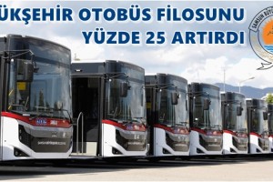 Toplu Taşıma Otobüs Filosu Artık Daha Güçlü